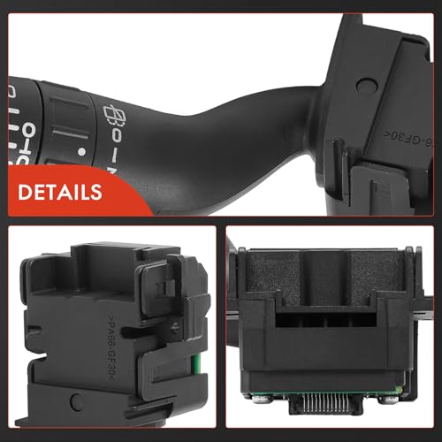A-Premium Front & Rear Windshield Wiper Switch Assembly Lever Compatible with Ford Explorer 2011-2016, Edge 2011-2014, Lincoln MKX 2011-2015, with Rain Sensitive Wiper by A-Premium - Image 7
