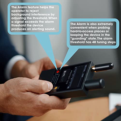 Discover It - Iprotect 3 Band Rf Anti-Spy Counter Surveillance Radio Frequency Bug Detector - Detect Listening Devices, Hidden Cameras, Gps, Wifi, Bluetooth, Gsm, 3G, 4G/Lte, 2.4, And 5.8Ghz Signals #TOP5