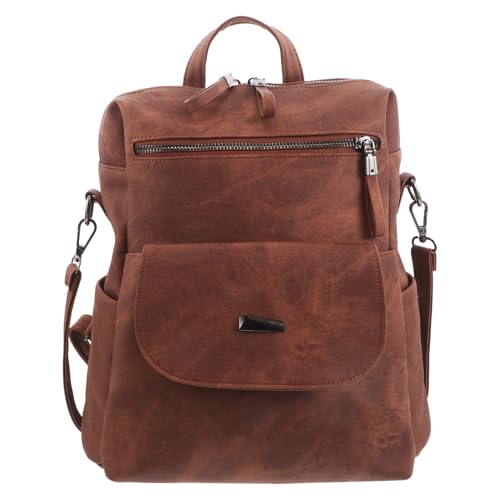 Sac bandoulière multifonction étanche et ergonomique coloris caramel