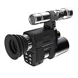 COCOCAM Wi-Fi Visor Monocular Visión Nocturna para Caza día/Noche Telescopio Infrarrojo 960P con Linterna IR 850nm y Pila 300m de Distancia de Visión Nocturna Visor 6X App Control Micro Tarjetas