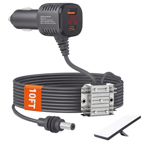 Starlink Mini adaptateur allume-cigare 12 V avec alimentation CC