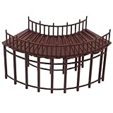 pont portique 4x4 Potentiel créatif DIY : combinez facilement cette décoration de pont de jardin avec des collections de maquettes de ponts et des éléments de construction de ponts pour créer des aménagements paysagers miniatures uniques, des décorations de pots de fleurs personnalisées, des décorations pour plantes miniatures et des ornements pour bonsaïs