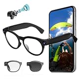 AI Smart Glasses with Camera,8MP Camera Glasses,1200P Video Record Glasses