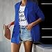 YWLINK Blazer Mujer Oficina Blazers Gran TamañO Chaqueta con Botones En Color...