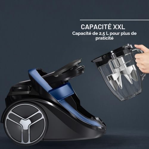 Aspirateur Sans Sac Rowenta Silence Force Cyclonic Effitech RO7961EA – 500W, 59dB, 2,5L - vue 6