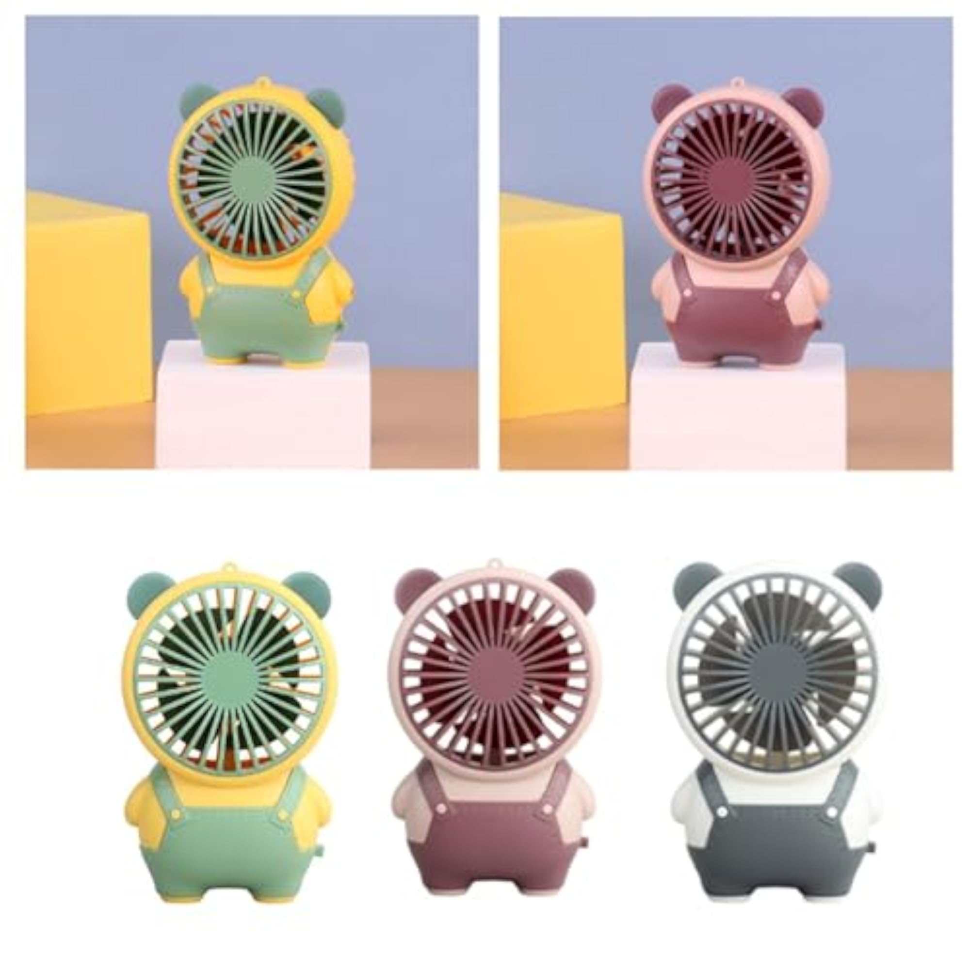 Portable Handheld Fan, USB Quiet Table Fan for Travel
