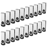 USB Flash Drive 64MB Pack of 20 Thumb Drive Bulk Kepmem Small Capacity Memory Stick 2.0 Stylish Jump Drive Swivel Zip Drive Portable Pen Drives for Company Conference Data Storage