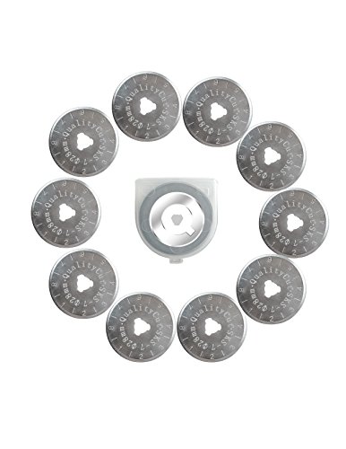 QualityCut ® 10x 28mm Rotary Cutter Refill Blades