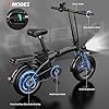 Electric Bike for Adults and Teens,550W Motor 19MPH Folding Ebike with 48V Removable Battery, 35Miles Range&PAS Mode with 14" Foldable Electric Bicycles, Electric Commuter Mini Bikes,UL 2849 Certified #4