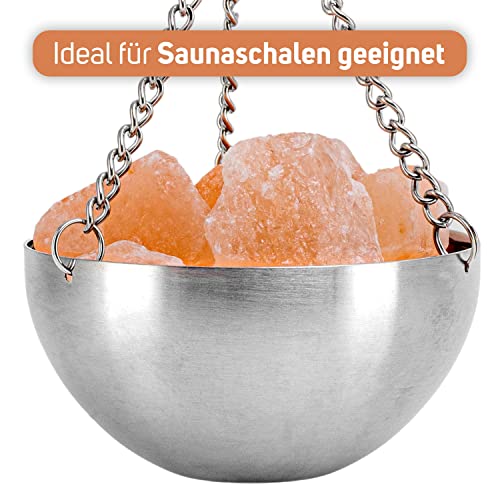 Bergkristall Saunasalz – 2 kg natürliches rotes Salz aus der Salt Range, Pakistan – Hochwertige Salzbrocken für Sauna & Wellness… – Ansicht 2