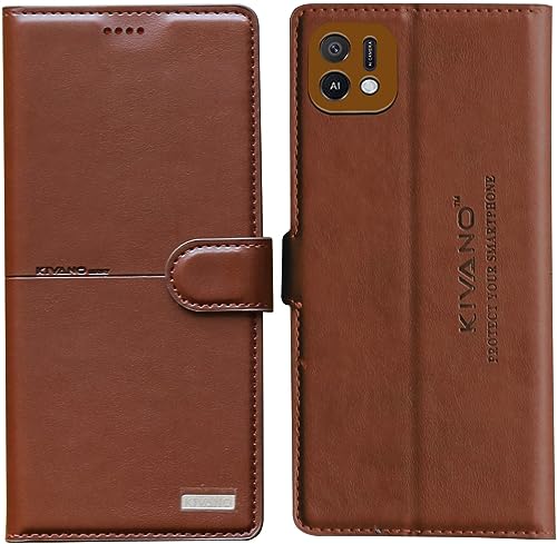Image of Compatible with Oppo A16e / Oppo A16K Flip Cover | Leather Finish | Inside Pockets & Inbuilt Stand | Shockproof Wallet Style Magnetic Closure Back Cover Case