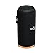 House of Marley, No Bounds Sport, Outdoor Speaker 12-Hour Battery Life, Water & Dust-Proof , IP67 Buoyant, Quick Charge, Wireless Dual Speaker Pairing, Aux-In, Carabiner Clip for Travel Black