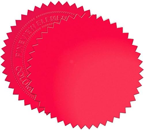 Jones School Supply - Green Foil Seals 2" - Set of 100 Seals for Award Certificates