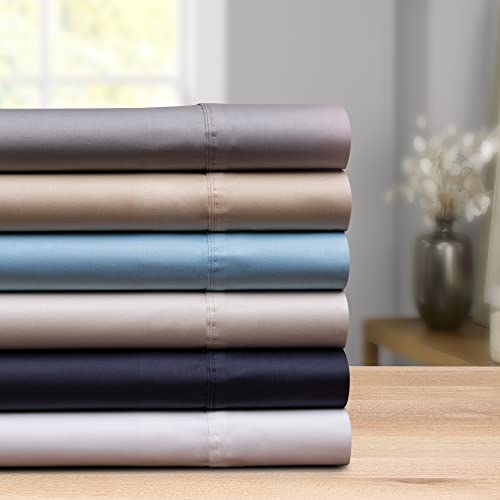 Pointehaven 525 Thread Count 100% Long Staple Cotton Oversized California King Sterling Blue Deep Pocket Super Soft Sateen 4 pc Sheet Set by Pointehaven - Used condition - Image 3