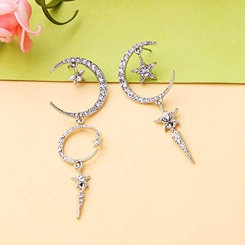 Mardi Gras Gold Earrings for Women - Sun Moon Star Celestial Huggie Dangle Earrings, Hypoallergenic Greek Mythology Boho Greek Mythology Witchy Jewelry - Image 5