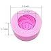 3D Rose Candle Mold - MoldFun 3D Flower Craft Art Silicone Mold for Handmade Soap, Bath Bomb, Lotion bar, Chocolate, Candle, Crayon, Wax