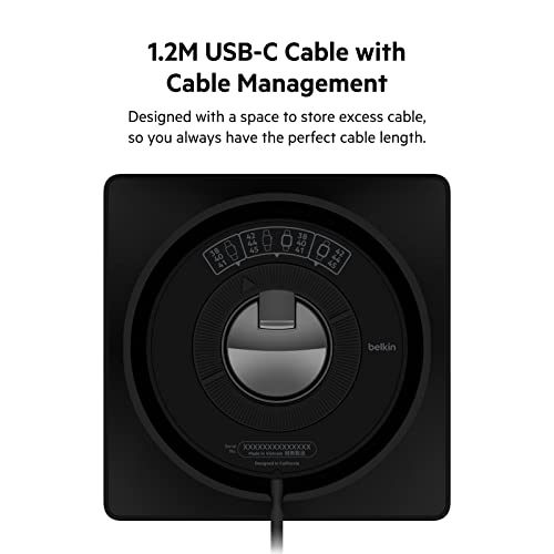 Belkin Apple Watch Charger - Fast Wireless Charging Pad - Apple Watch Travel Charger With Nightstand Mode W/Usb-C Cable Included For Apple Watch (Compatible With All Models) - Black #TOP6