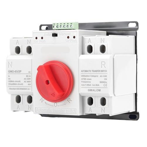 ATS commutateur de transfert automatique 100A inverseur source monophasé