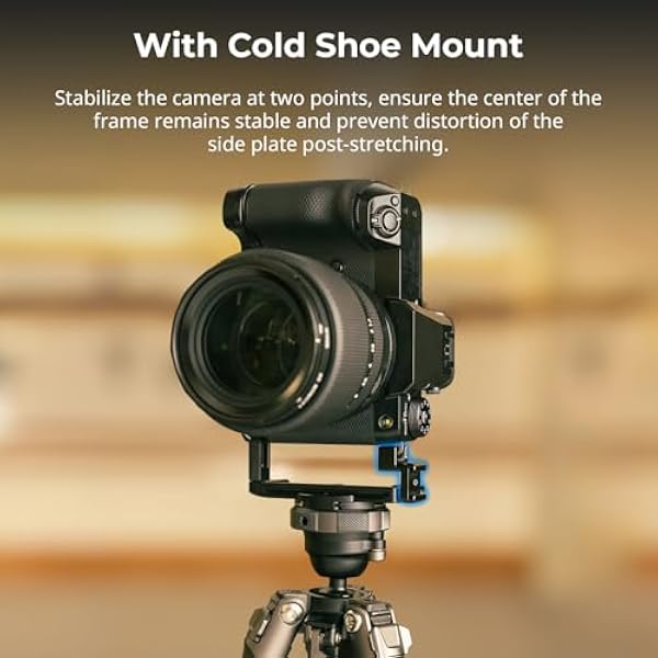 SMALLRIG L-образная пластина для FUJIFILM GFX100S II L-образный кронштейн для Arca-Swiss с резьбовыми отверстиями 1 4 -20 слотом QD креплением на холодный башмак позволяет снимать горизонтально и вертикально -4716