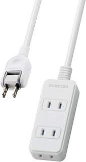 宜丽客 电源插座 防尘盖 3口 3米 白色 T-ST02N-2330WH