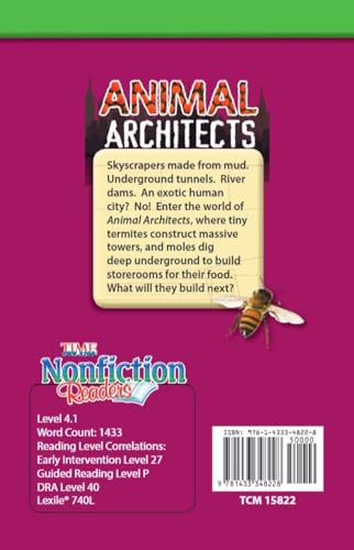 Animal Architects (TIME FOR KIDS(r) Nonfiction Readers) - Image 2