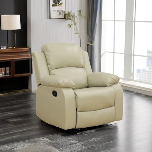 Sillón Plegable Cuero Beige