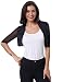 Cárdigan Mujer Elegante Corto Bolero de Chifón Manga 1/2 para Fiesta XL...