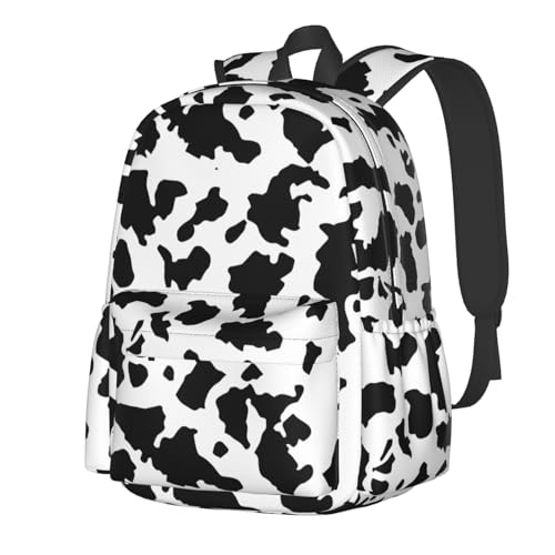 Mochila para portátil de 15 pulgadas de vaca, bolsa de viaje ligera para tus escapadas de fin de semana