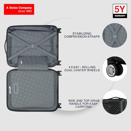 Image of WENGER, Trayn Plus, Carry-On Hardside Suitcase, Swiss Designed