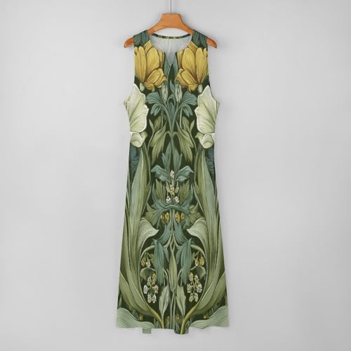 Robe longue grande taille ample et fluide pour masquer les formes avec élégance - 4