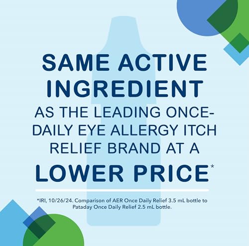 bausch  lomb advanced eye relief olopatadine 02 antihistamine eye drops for eye allergy itch relief once-daily prescription strength 16-hour relief 012 fl oz