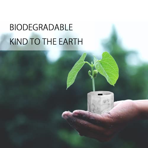 Soy Wax All Natural Essence Oil Candles | Freesia, Lavender, And Bluebell Flower Scented | Marble Style Plaster Cup | Stress Relief, Aromatherapy, Smoke-Free Candles (Lavender) #TOP3