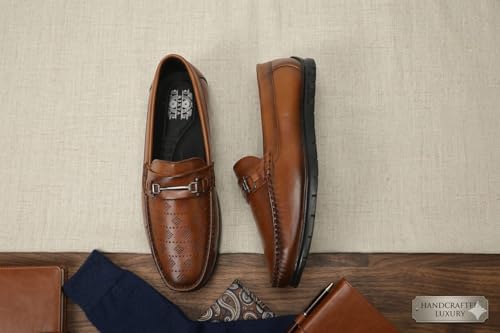 Image of Classic Driving Loafer, Full-Grain Leather, Slip-On, Perforated, Non-Slip Sole, Men's