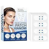Shmian Invisible Face Lifting Tape - 120Pcs Double Sided Neck Lift Tape for Instant V-Shaped Jawline, Firming & Wrinkle Reduction, Waterproof Medical Grade Tapes (#120pcs)