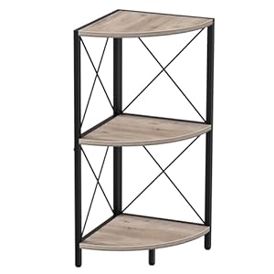 Snughome Eckregal 3 Etagen HKCRS Grau