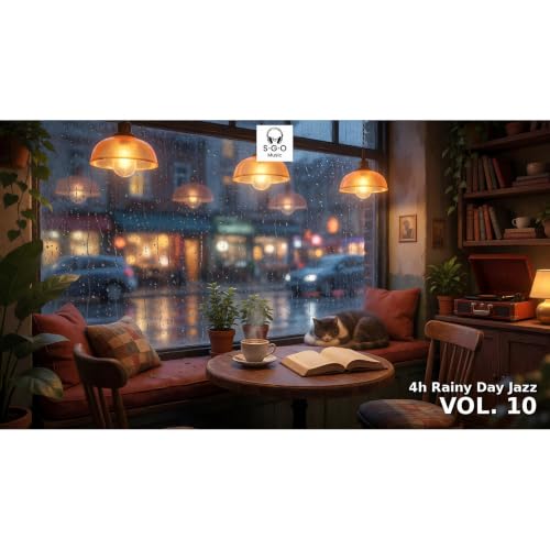 Rainy Day Jazz ☔ 4 Hours Cozy Jazz for Study & Sleep | Vol. 10