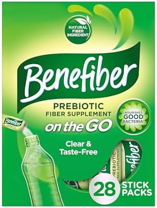 Benefiber Unflavored Sticks, 28 Count (Pack of 2)