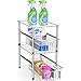 Simple Houseware Chrome Metal Stackable Storage Rack, 16.75 in L x 10.8 in W x 10.25 in H