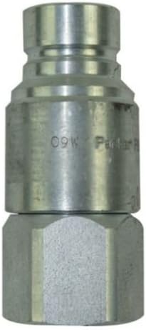 All States Parker FEM-502-12FO Hydraulic Quick Couoler Nipple Male Flat Face 1/2" 3675 PSI fits John Deere 325 328 332 fits Bobcat 773 863 873 963 fits Gehl 4640 4840 5640 6640