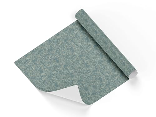 Papel pintado para decoración de habitaciones con estampado floral y diseño vinílico de 58cm 2