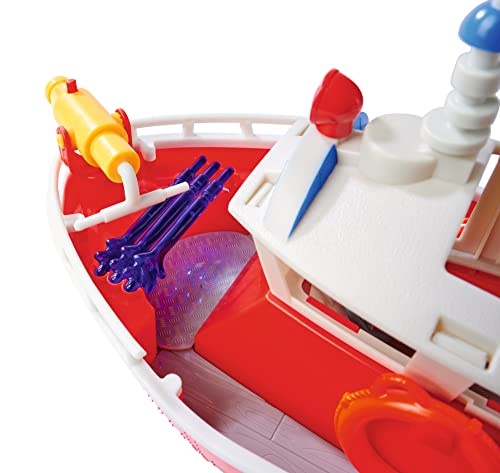 Simba 109252580 - Barca Da Pompiere In Titanio, 32 Cm, Giocattolo Galleggiante, A Partire Dai 3 Anni, Giocabile Sulla Terra E Nell'acqua, Giocattolo Da Bagno Con Cannoni Ad Acqua E Statuetta - 11