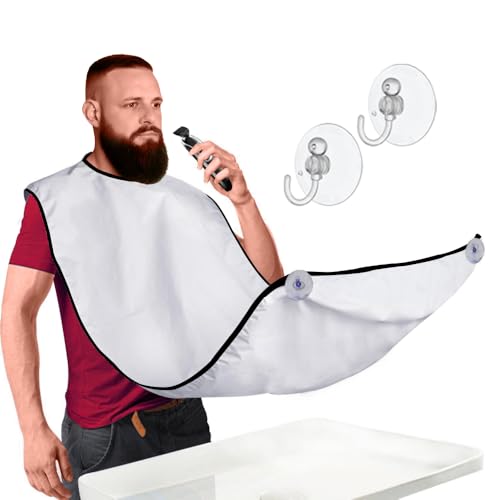Mobi Lock Bavoir Ramasse-Poils de Barbe & Cape de Taille - pour Homme