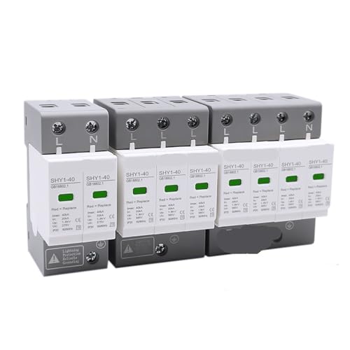 Protection contre la foudre pour maison contre les pannes de courant AC SPD 3P 60KA