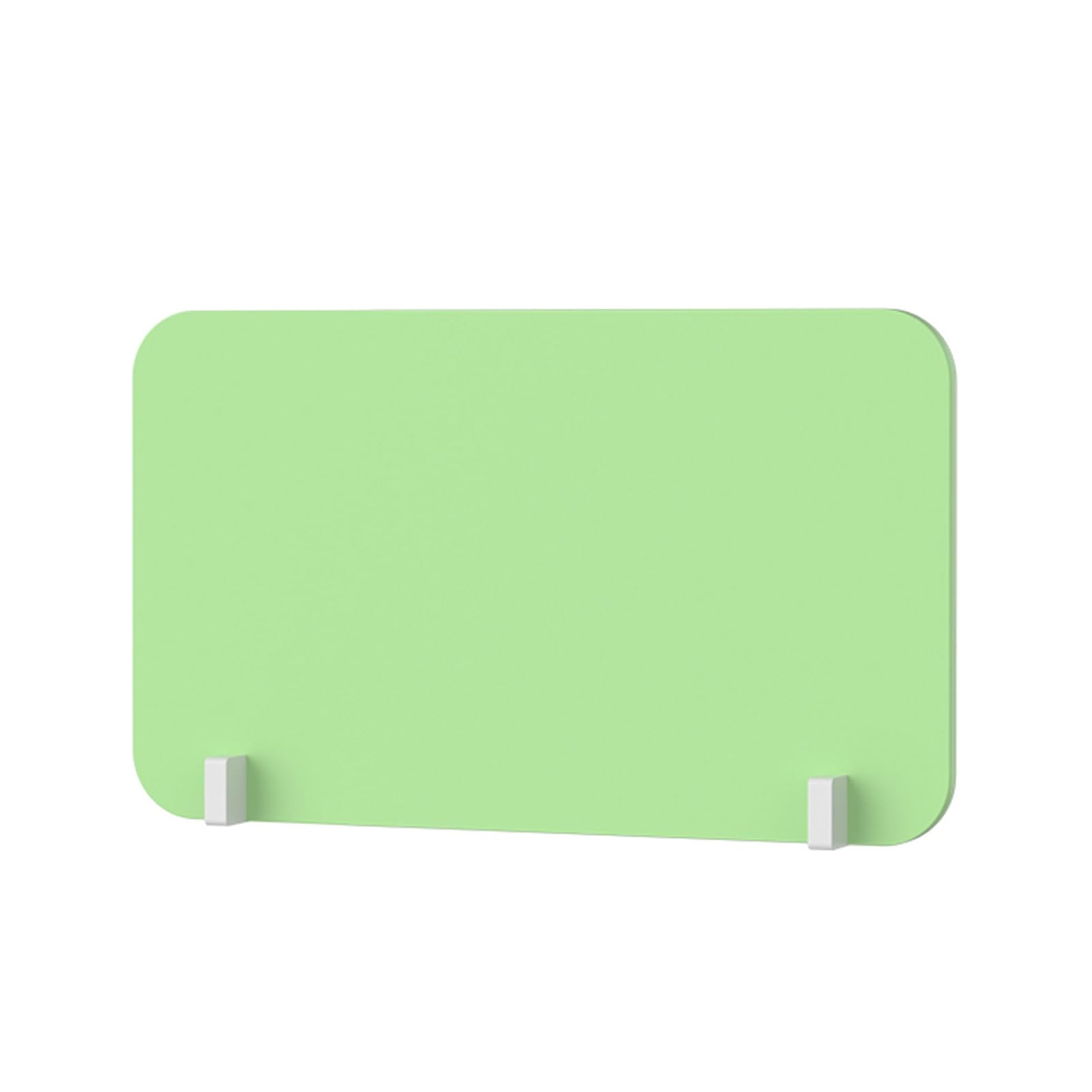 Panel de privacidad de escritorio independiente para oficina y aula, color verde, 30 x 50 cm, reduce el ruido y las distracciones visuales, divisor de escritorio de pie.