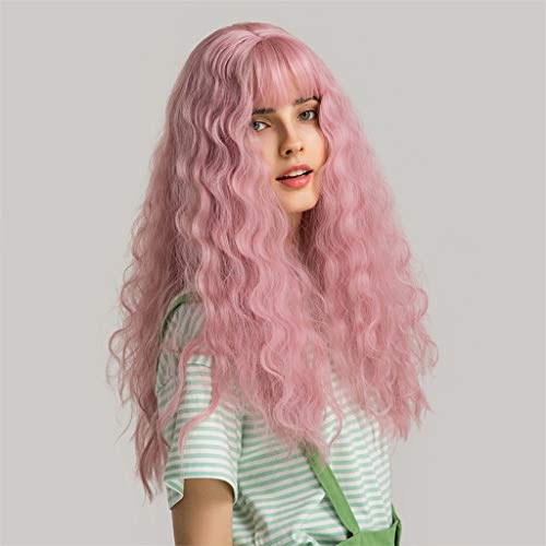 yotijar Perucas Onduladas Onduladas Naturais para Senhora, Resistente Ao Calor, Perucas Sintéticas p