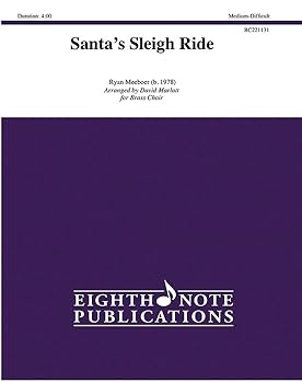 Paperback Santa's Sleigh Ride: Score & Parts Book
