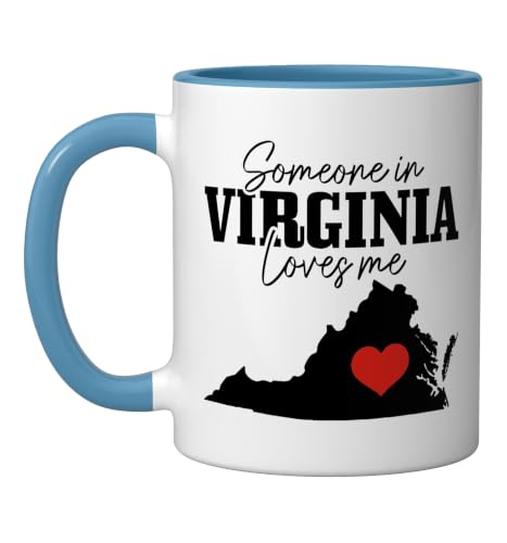 Taza cerámica azul y blanca 11 oz miniatura 1