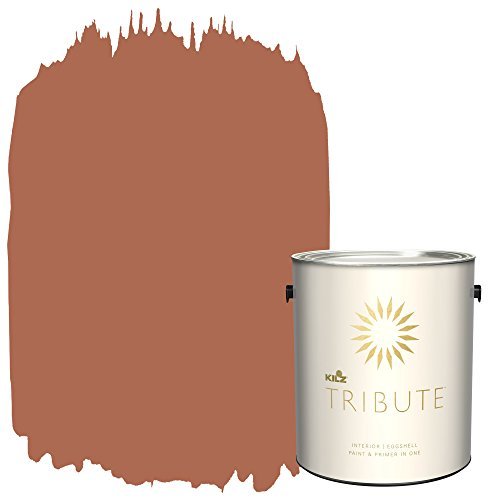 KILZ TRIBUTE Paint & Primer, Interior, Eggshell, Penny Luck, 1 Gallon