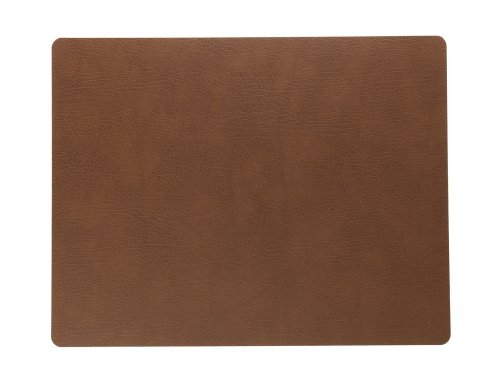 Tovaglietta Americana Linddna Square L Bull Nature – 35x45 Cm In Pelle E Lattice, Resistente E Facile Da Pulire - 3