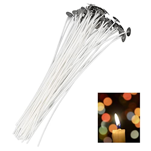 Kit de Mechas para Velas 20 cm 50 Piezas Preencoladas con Metal miniatura 2